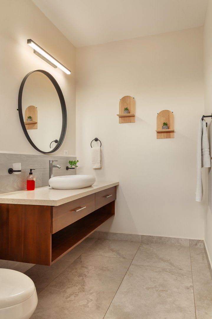 Bathroom with Floating Vanity