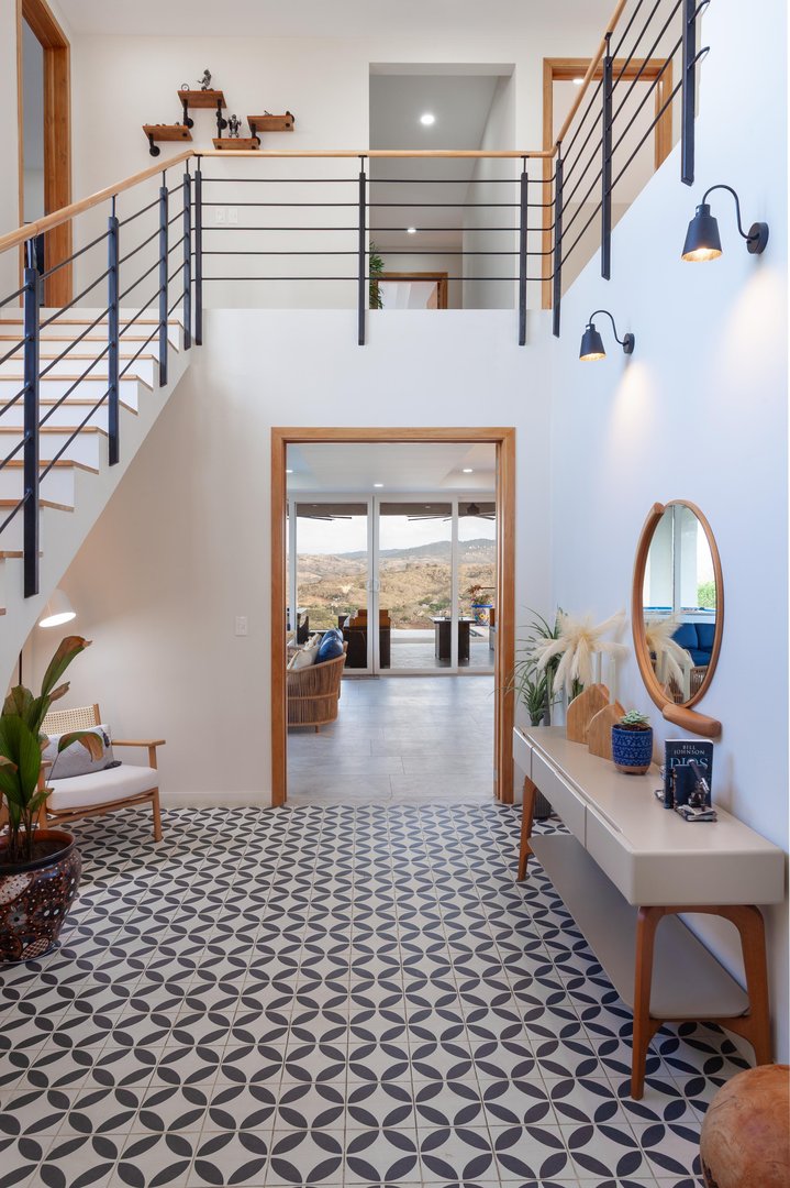 Villa Living with Staircase