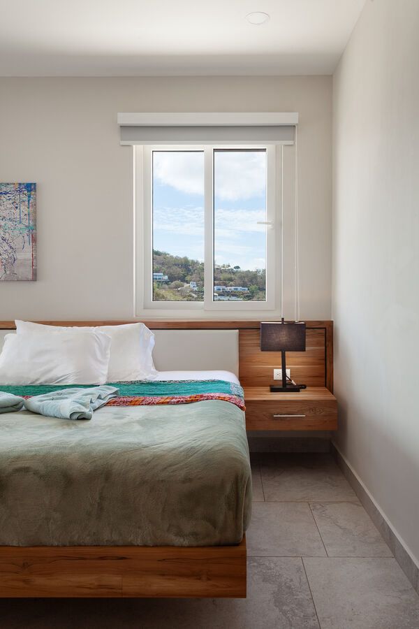Bedroom with Hillside View